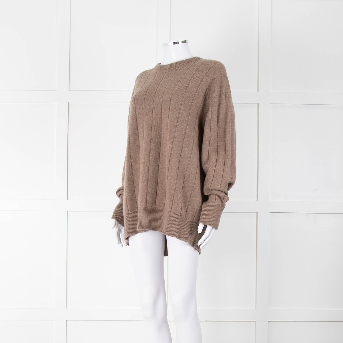 &Daughter Brown Cable Round neck Jumper