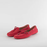 Tod's Red Suede Gommino Loafers