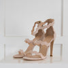 Club Monaco Nude Suede Sandal