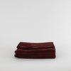 Lanvin Burgundy Brown Suede Crossbody Bag