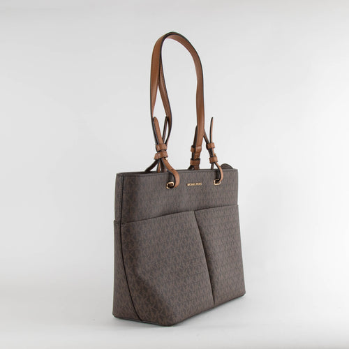 Michael Kors Brown MK Logo Top Handle Bag
