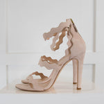 Club Monaco Nude Suede Sandal