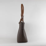 Michael Kors Brown MK Logo Top Handle Bag