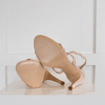 Club Monaco Nude Suede Sandal