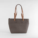 Michael Kors Brown MK Logo Top Handle Bag