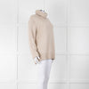 &Daughter Beige Wool Roll Neck Jumper
