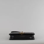 Chanel Black Leather Reverso Boy Bag