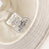 Hermes Beige Canvas Snake Leather Trim Hat
