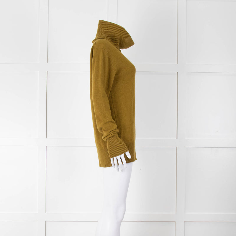 &Daughter Olive Slouch Roll Neck Jumper