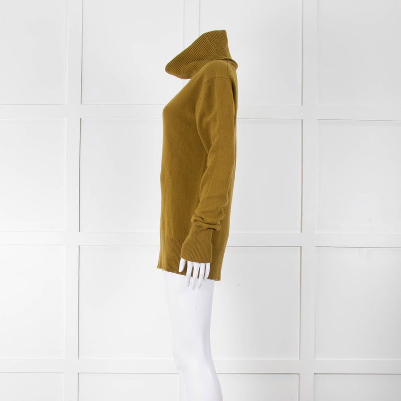 &Daughter Olive Slouch Roll Neck Jumper