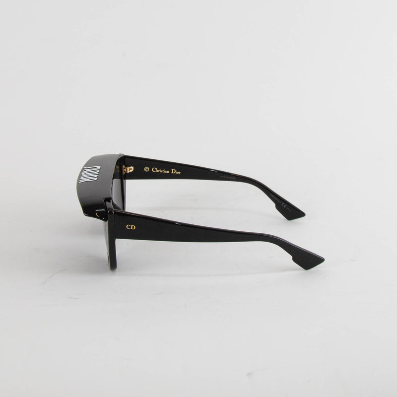 Dior Black Club2 Sunglasses with Visor