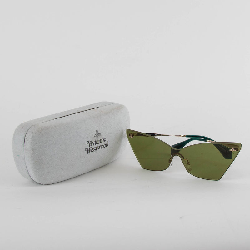 Vivienne Westwood Green Lens Gina Sunglasses