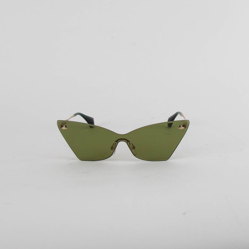 Vivienne Westwood Green Lens Gina Sunglasses