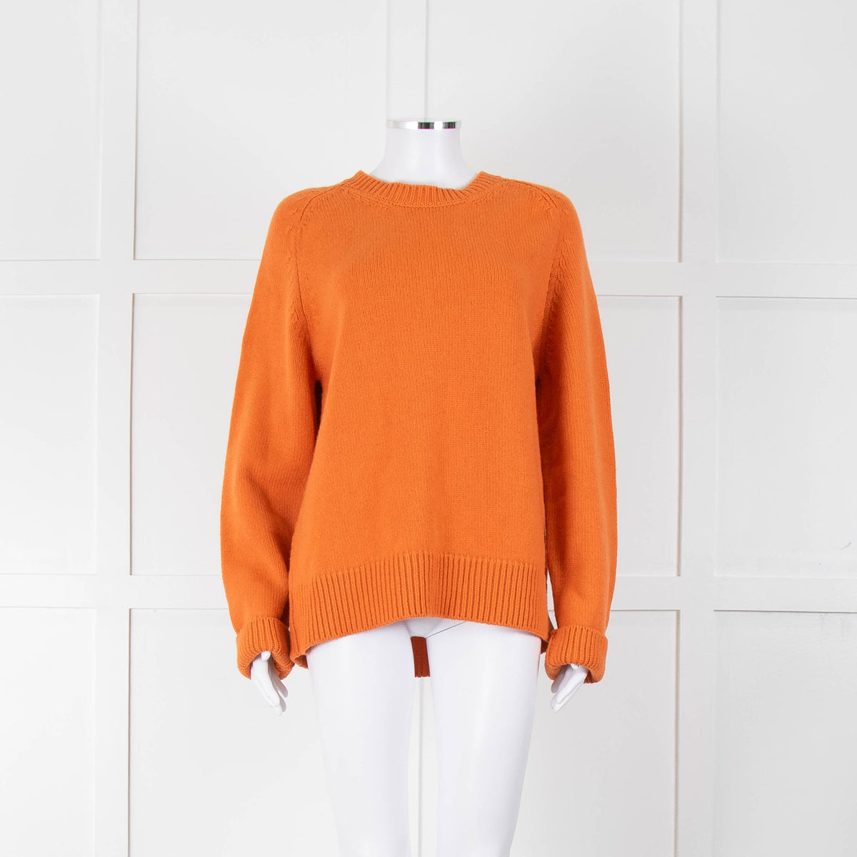 &Daughter Tangerine Longsleeve Wool Jumper
