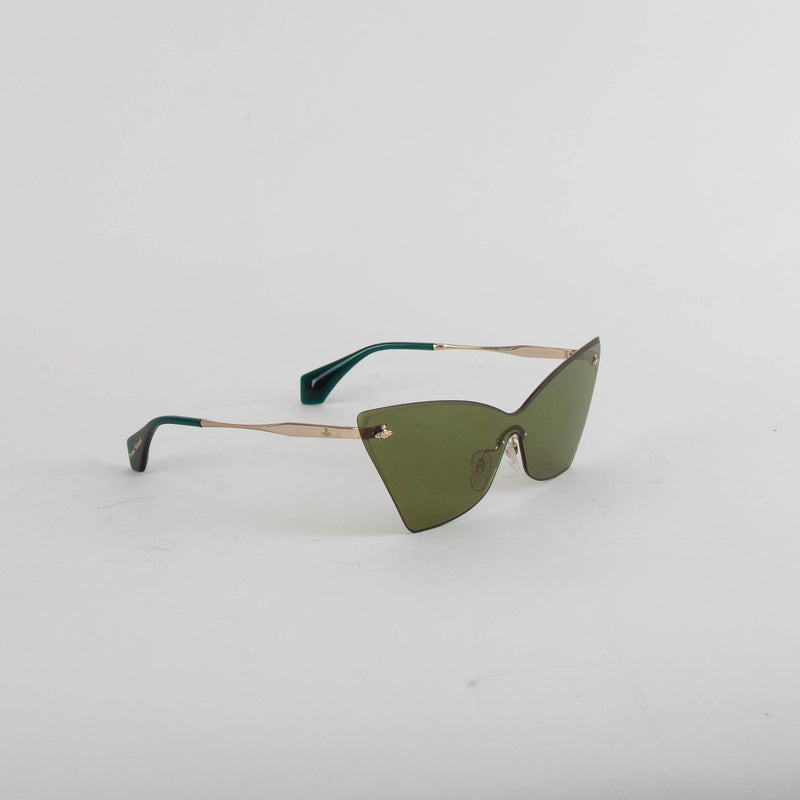 Vivienne Westwood Green Lens Gina Sunglasses