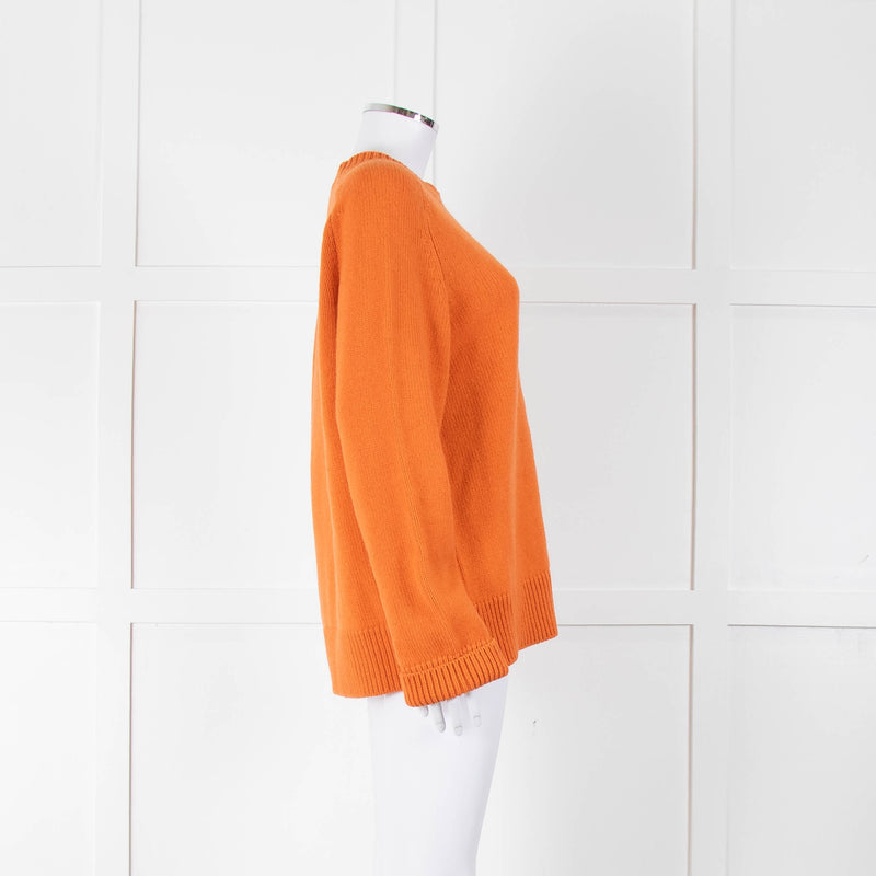 &Daughter Tangerine Longsleeve Wool Jumper