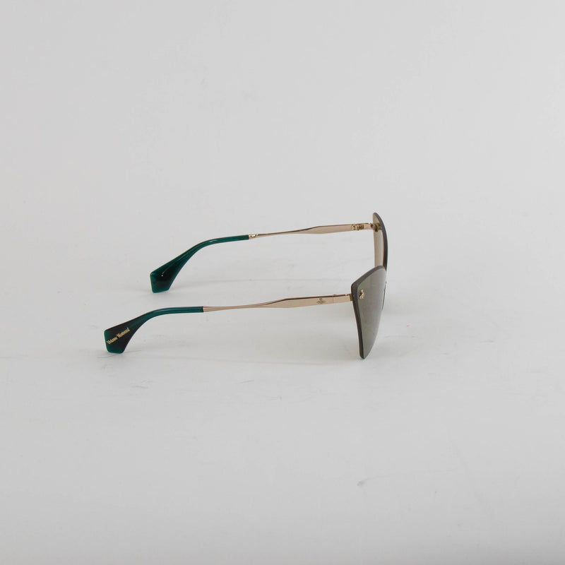 Vivienne Westwood Green Lens Gina Sunglasses