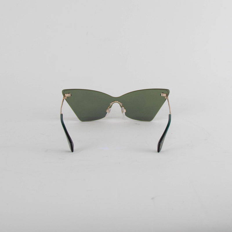 Vivienne Westwood Green Lens Gina Sunglasses