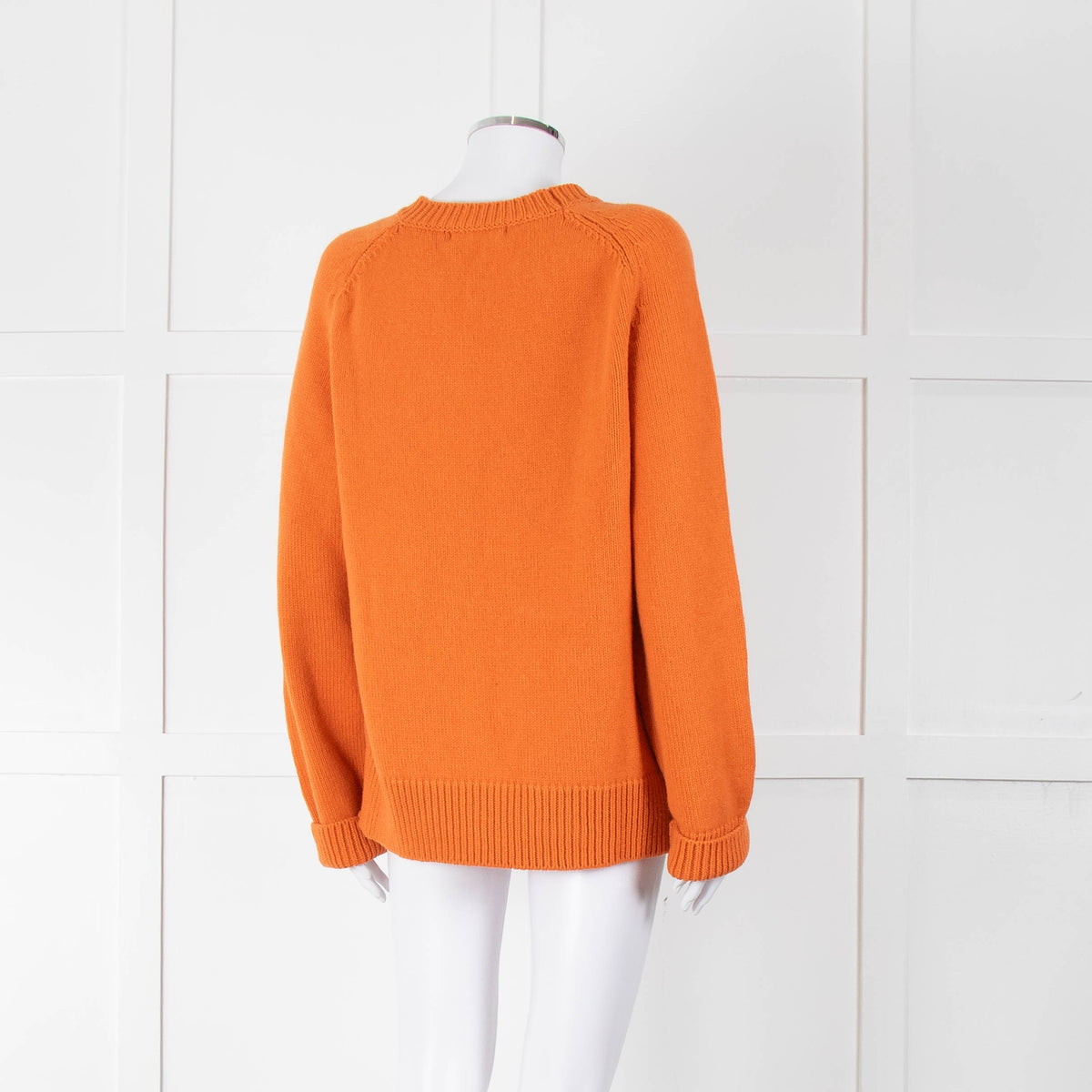 &Daughter Tangerine Longsleeve Wool Jumper