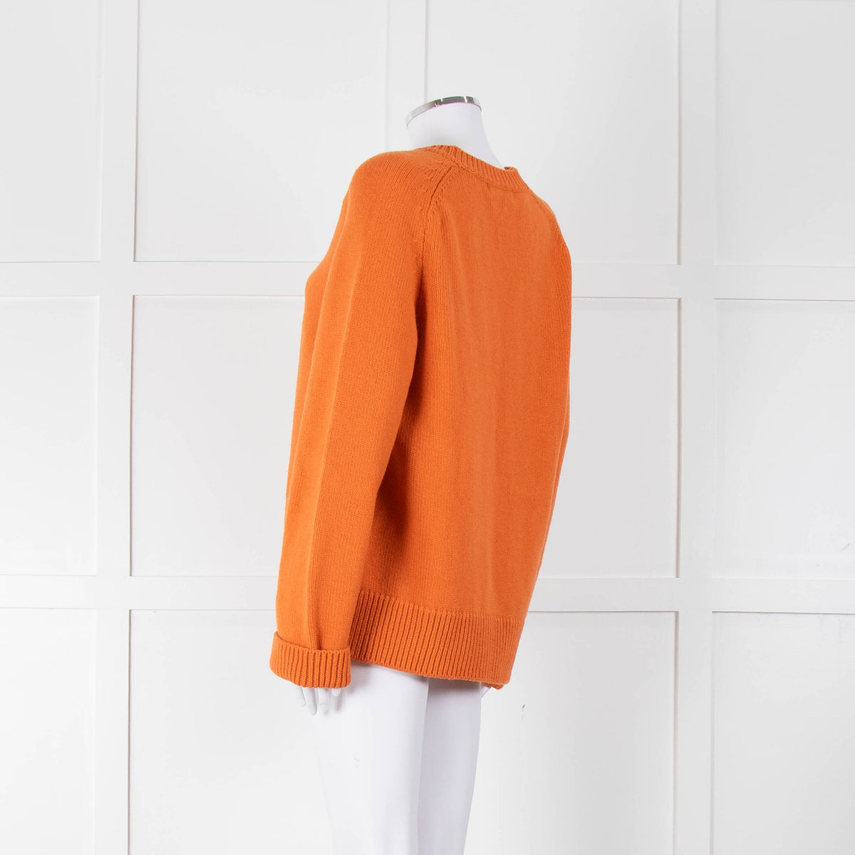 &Daughter Tangerine Longsleeve Wool Jumper