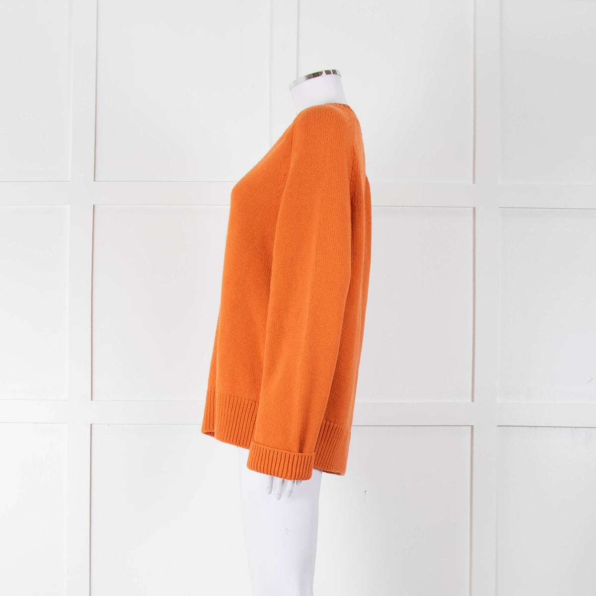 &Daughter Tangerine Longsleeve Wool Jumper