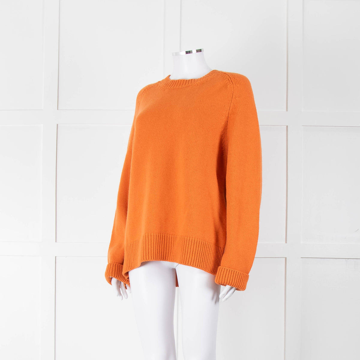 &Daughter Tangerine Longsleeve Wool Jumper