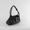Nanushka Valerie Black Vegan Leather Slouch Shoulder Bag
