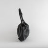 Nanushka Valerie Black Vegan Leather Slouch Shoulder Bag