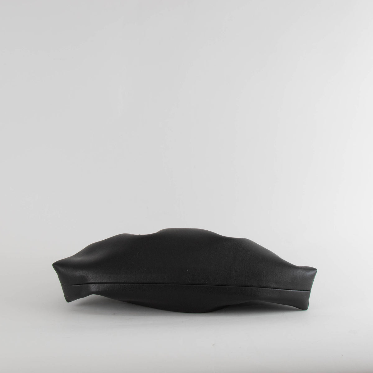 Nanushka Valerie Black Vegan Leather Slouch Shoulder Bag