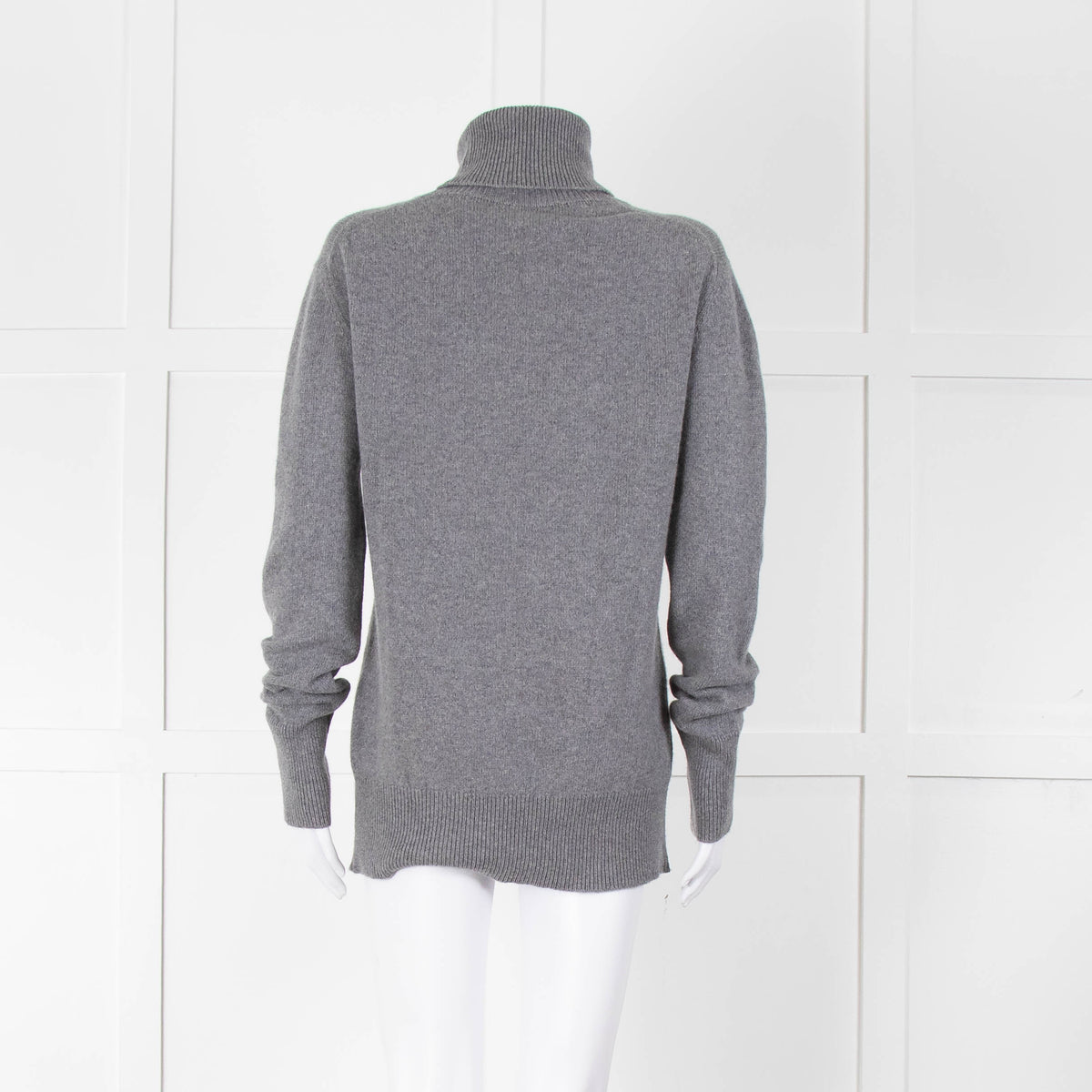 &Daughter Grey Slouch Roll Neck Jumper