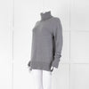 &Daughter Grey Slouch Roll Neck Jumper