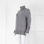 &Daughter Grey Slouch Roll Neck Jumper