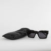 Nanushka Cordia Black Square Frame Sunglasses