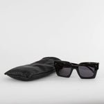 Nanushka Cordia Black Square Frame Sunglasses