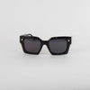 Nanushka Cordia Black Square Frame Sunglasses