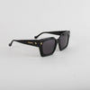 Nanushka Cordia Black Square Frame Sunglasses