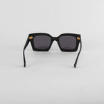 Nanushka Cordia Black Square Frame Sunglasses