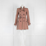 Burberry Shot Blush Short Trench Coat