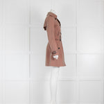 Burberry Shot Blush Short Trench Coat