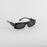 Nanushka Ruthie Black Visior Style Sunglasses