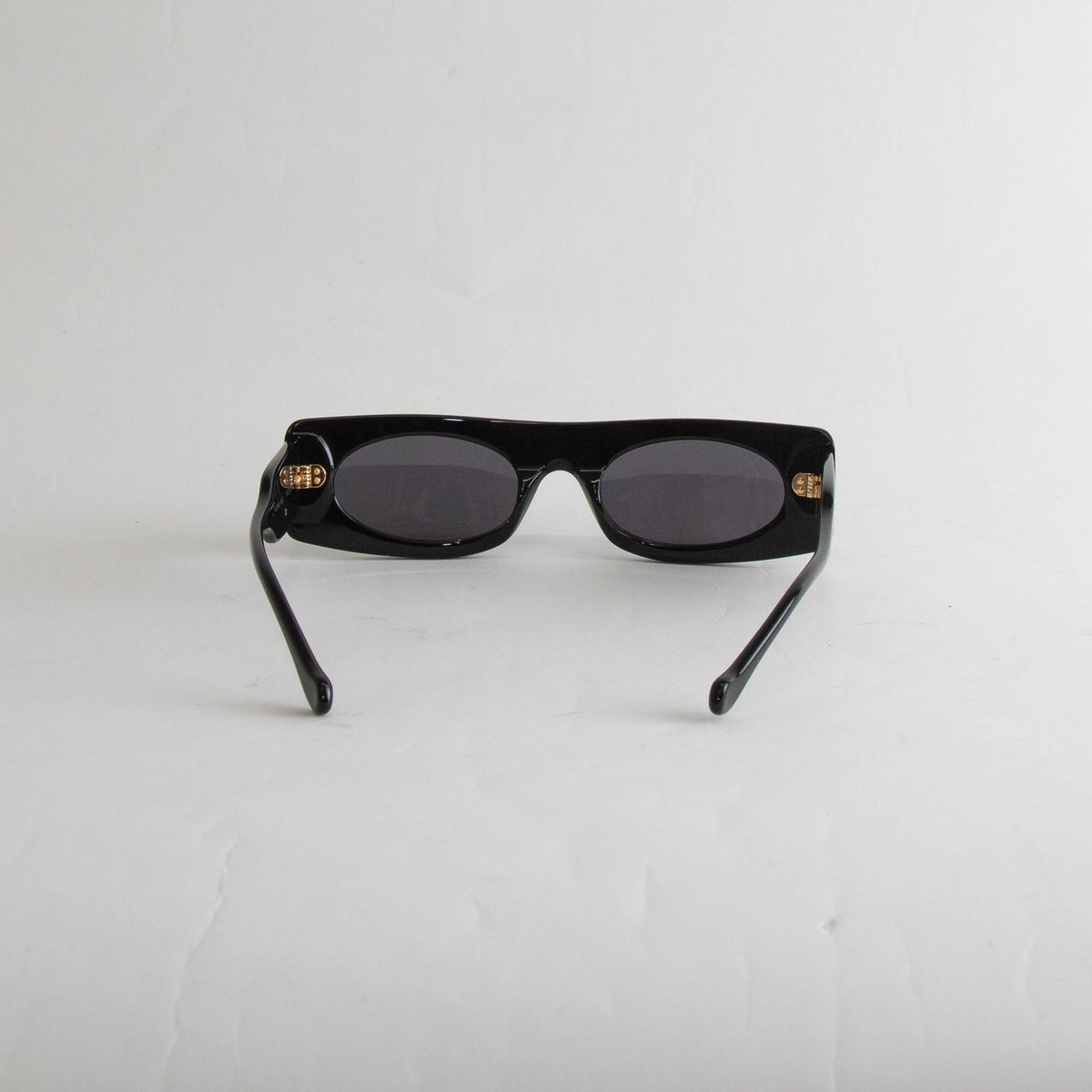 Nanushka Ruthie Black Visior Style Sunglasses