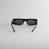 Nanushka Ruthie Black Visior Style Sunglasses