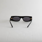Nanushka Ruthie Black Visior Style Sunglasses