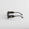 Nanushka Ruthie Black Visior Style Sunglasses