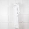 Heidi Klein White 3/4 Sleeve Midi Sun Dress
