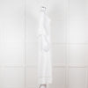 Heidi Klein White 3/4 Sleeve Midi Sun Dress