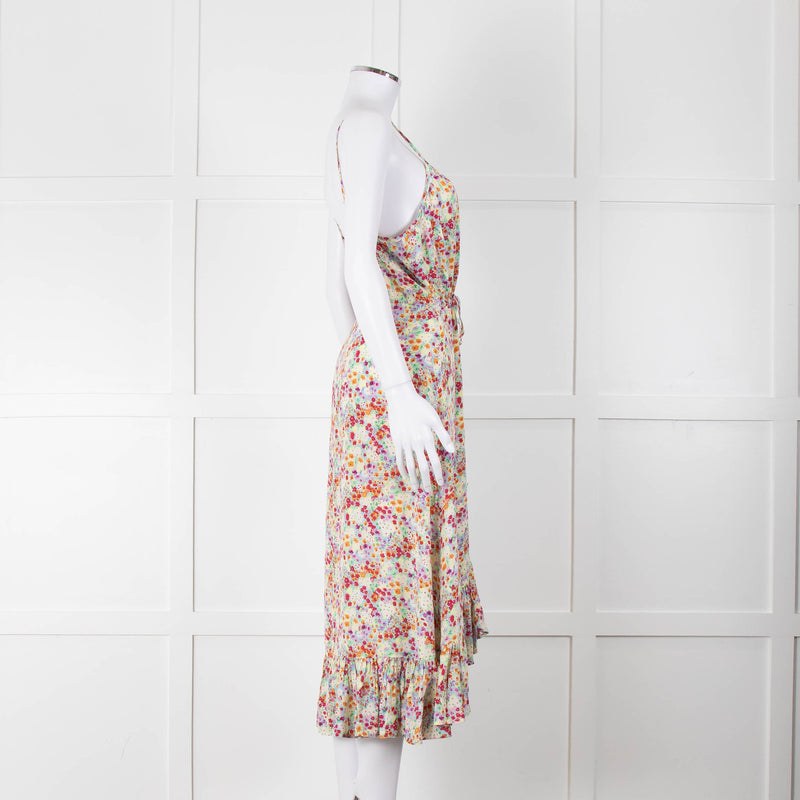 Rails Strappy Pink, Purple, Yellow and Green Midi Dress