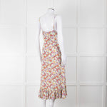 Rails Strappy Pink, Purple, Yellow and Green Midi Dress