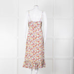 Rails Strappy Pink, Purple, Yellow and Green Midi Dress
