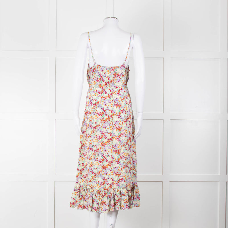 Rails Strappy Pink, Purple, Yellow and Green Midi Dress